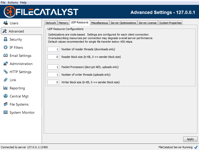 UDP Resources