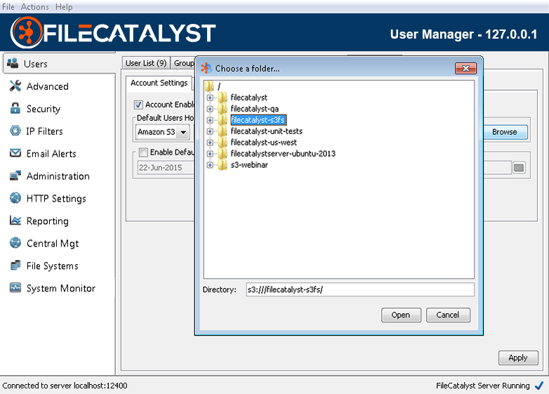 Assigning an EFS directory as the default user home directory