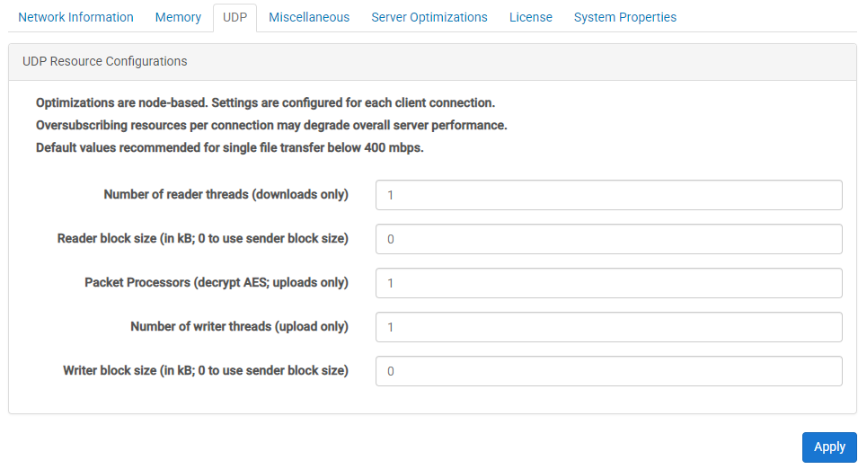 UDP Resources UDP Resources