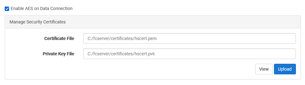 Security Settings Security Settings